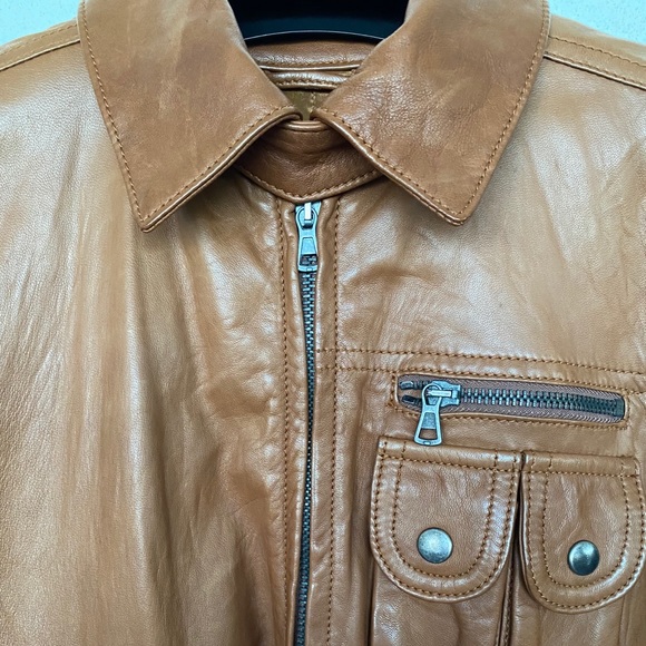 Theory | Trucker Style Leather Jacket LIKE NEW!! - Picture 5 of 8